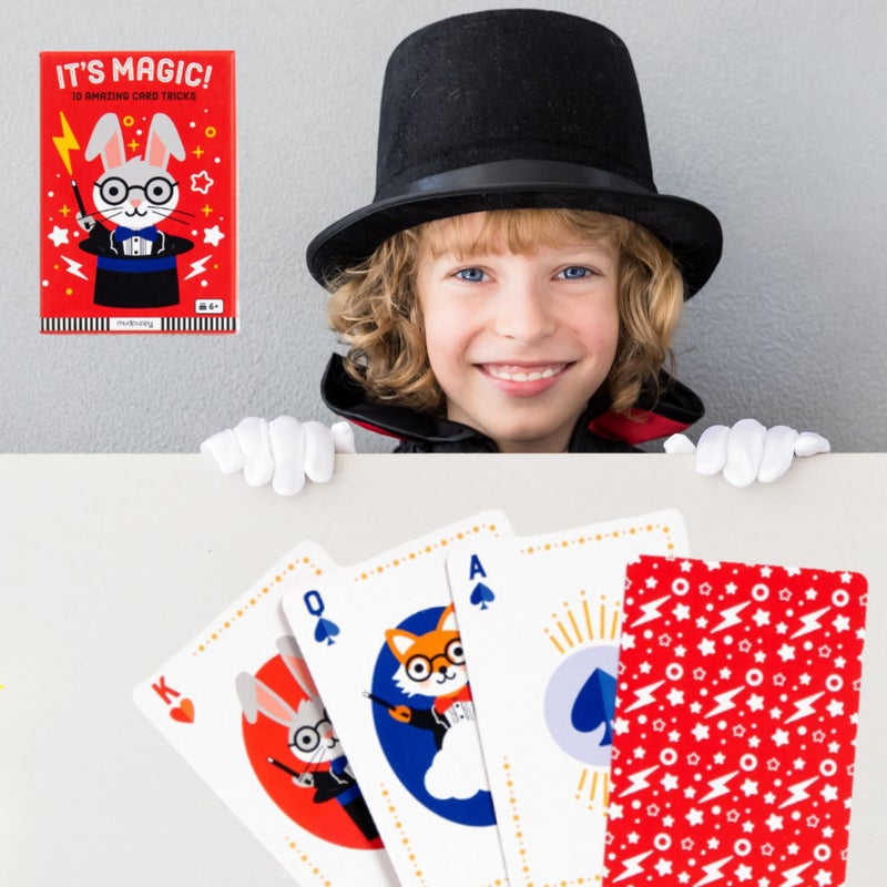 Mudpuppy It's Magic! - Animal Version of Classic Kids Card Tricks Card Game with Cute Illustrations of Animals for Children Ages 4 and Up  2-4 Players - Image 3